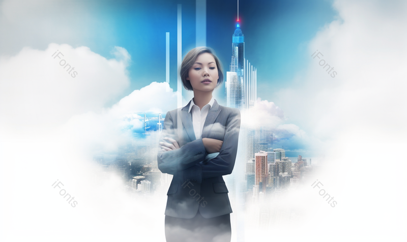 一个职业女性的高层次背景,高清,摄影图,摄影图片,图片大全,摄影图免费下载